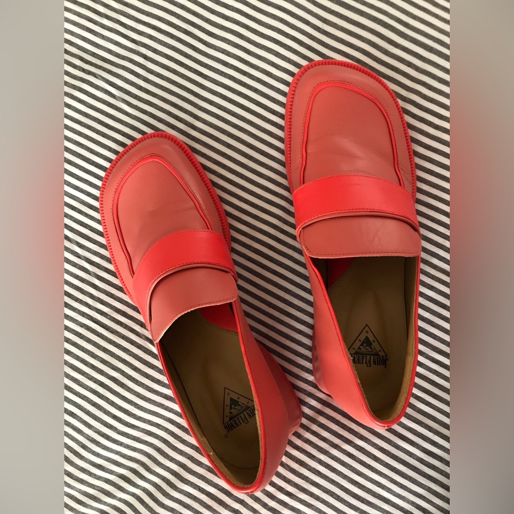 FLUEVOG- mod ‘Shelly’ in sherbet orange size 8 - Picture 6 of 7